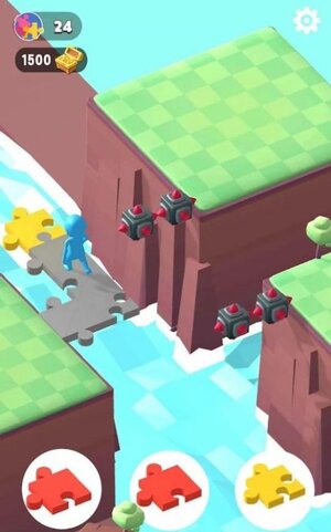 拼桥过河游戏中文版(Puzzle Bridge)图片1