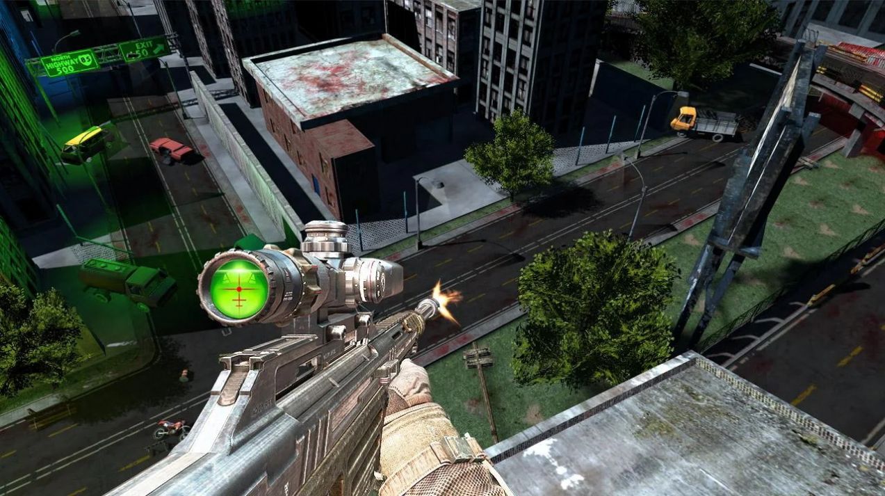 僵尸狙击手射击生存战争游戏官方版（Zombie Sniper Shooting 3D）图片1