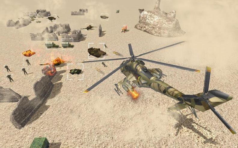 武装直升机袭击游戏图1
