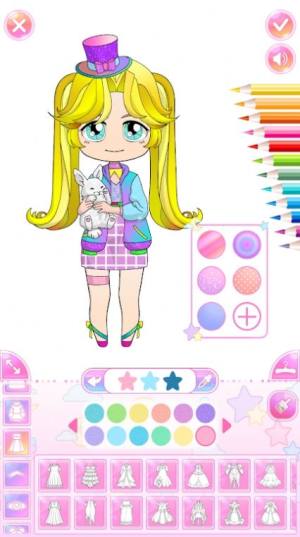 赤壁娃娃装扮填色游戏和头像制作手机官方版图片2