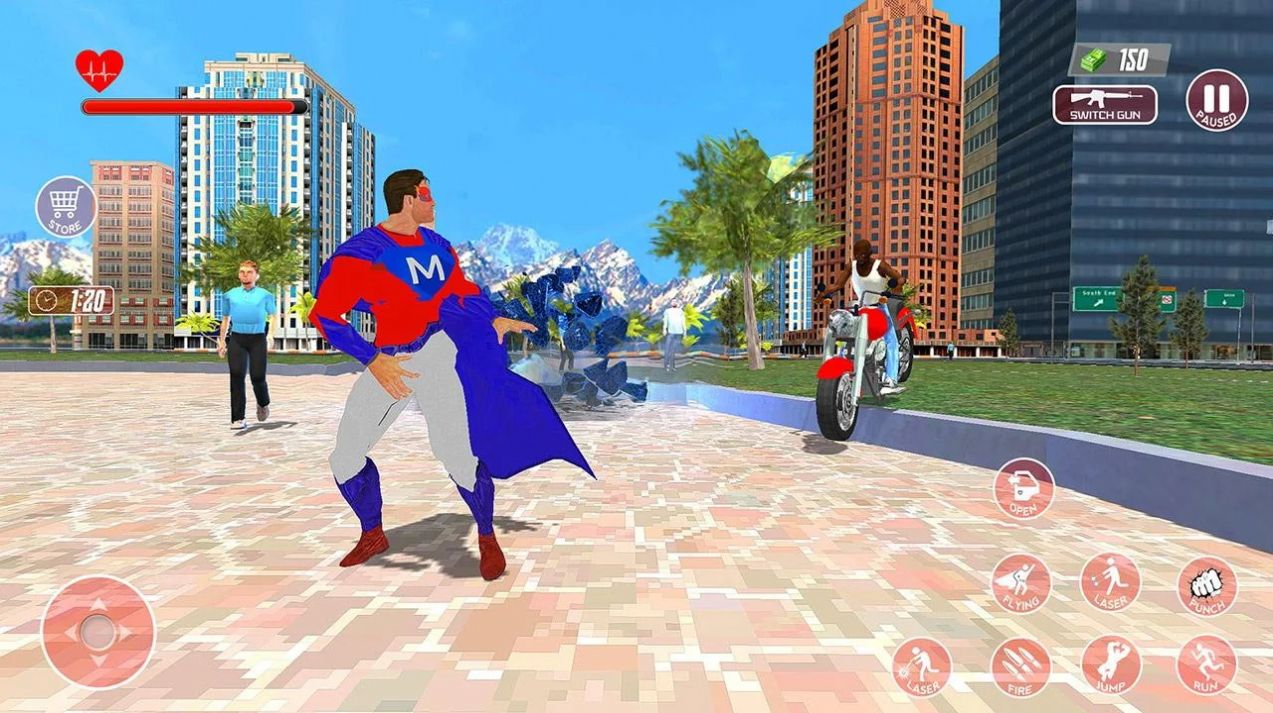 超级英雄城市飞翔游戏安卓官方版图片2