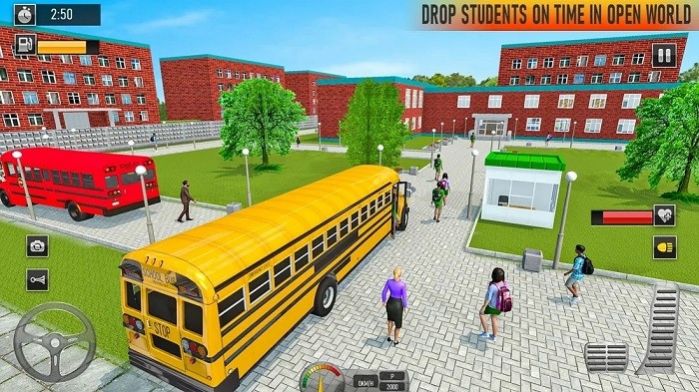 校车驾驶巴士游戏图1