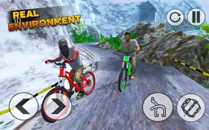 越野山地自行车骑士游戏图2