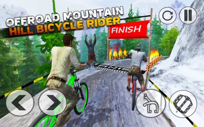 越野山地自行车骑士游戏图3