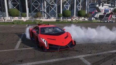 Supercar Lambo Veneno Drift游戏图1