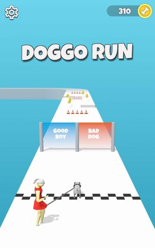 狗狗拖人冲刺游戏官方版（Doggo Run）图片1