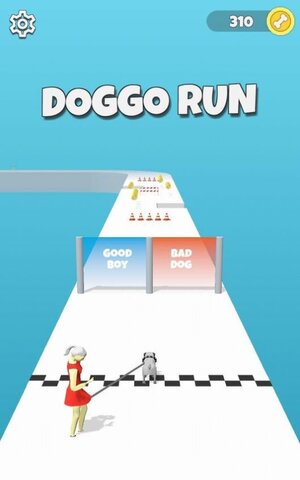 狗狗拖人冲刺游戏官方版(Doggo Run)图片1