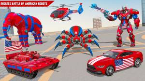 蜘蛛机器人超级绳索英雄游戏图3