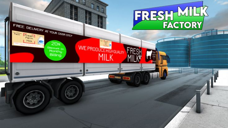 牛奶运输卡车安卓版图3