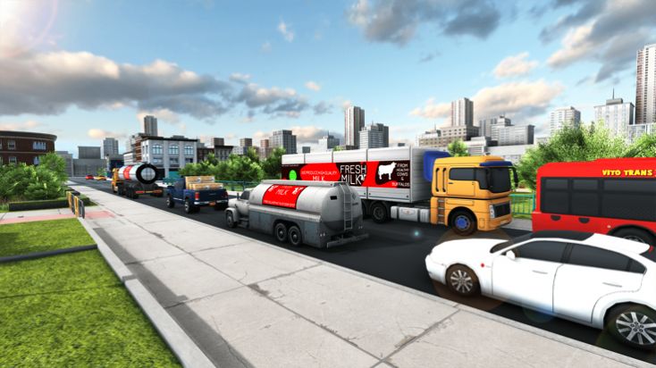 牛奶运输卡车安卓官方版游戏图片3