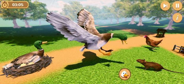 虚拟的鸭生活模拟器游戏图1