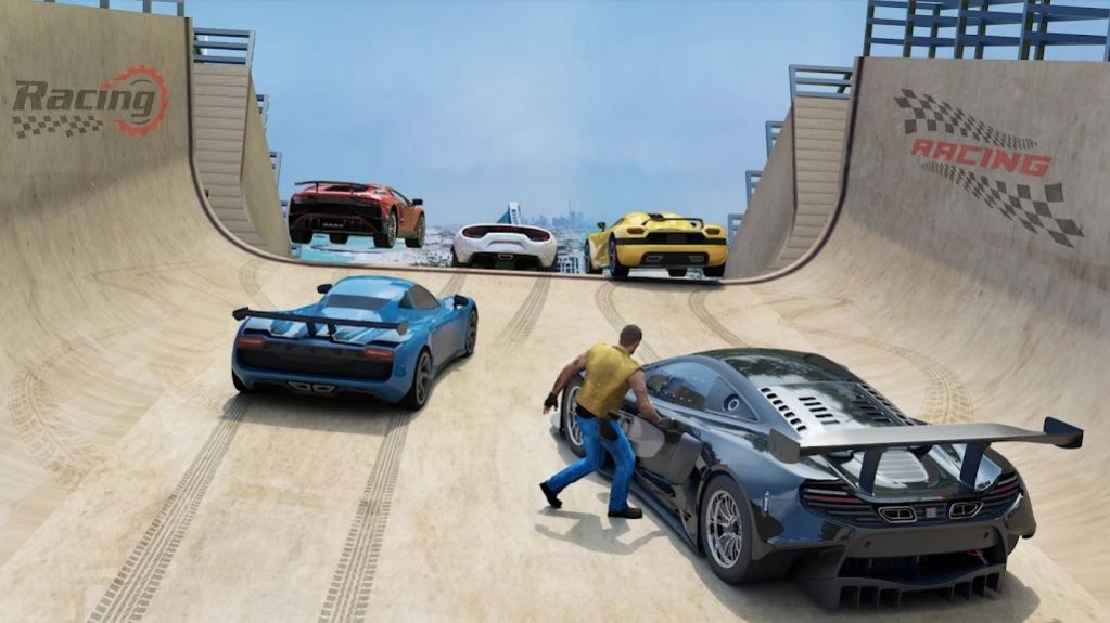 超级汽车特技比赛3D游戏图3