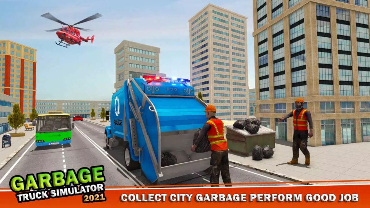 警察垃圾车模拟器游戏图3
