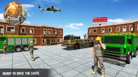 应急消防车救援驾驶模拟器游戏图3