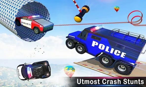 警车危险赛道驾驶游戏图3