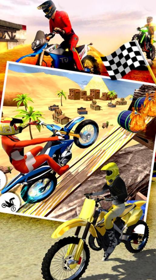 模拟挑战摩托车游戏图2