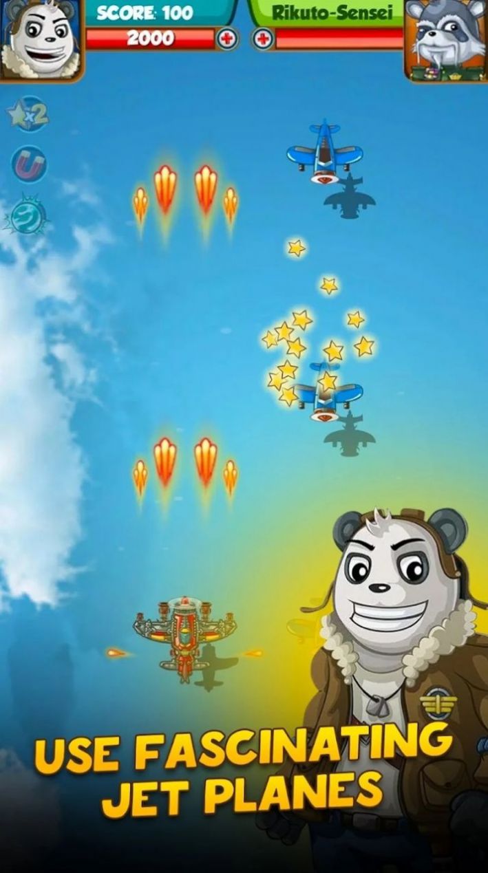 熊猫人空战射击游戏官方最新版图片1
