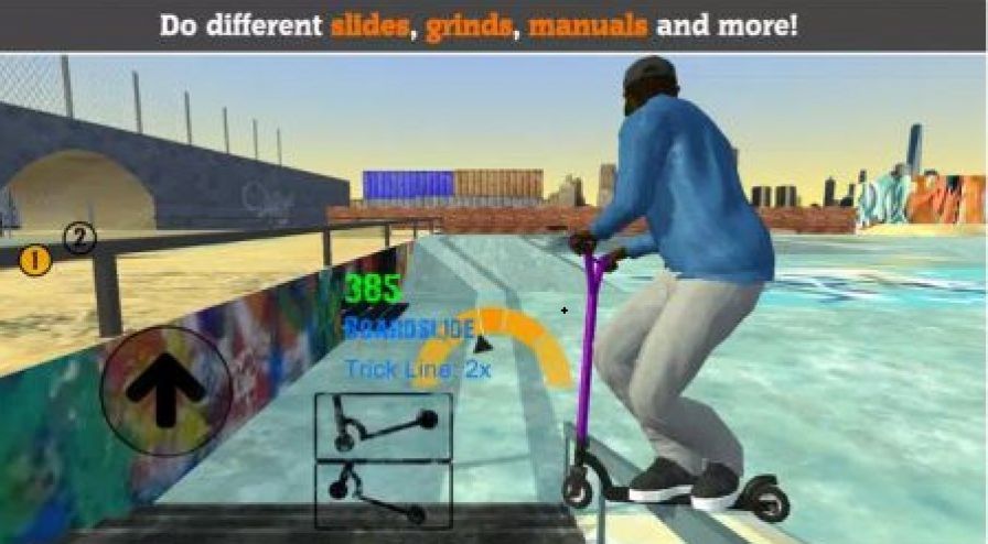 自由滑板极限3D游戏图1
