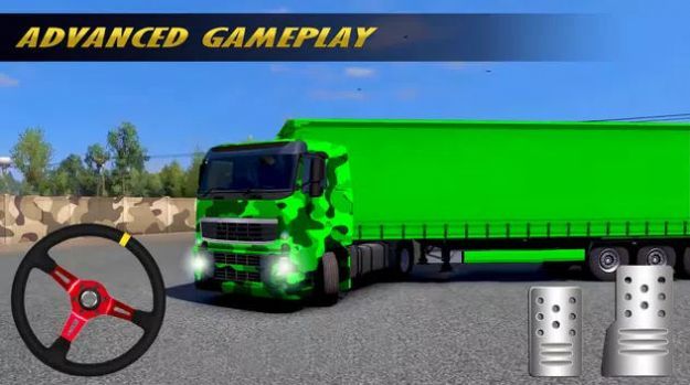 卡车模拟器军车3d游戏最新官方版图片2