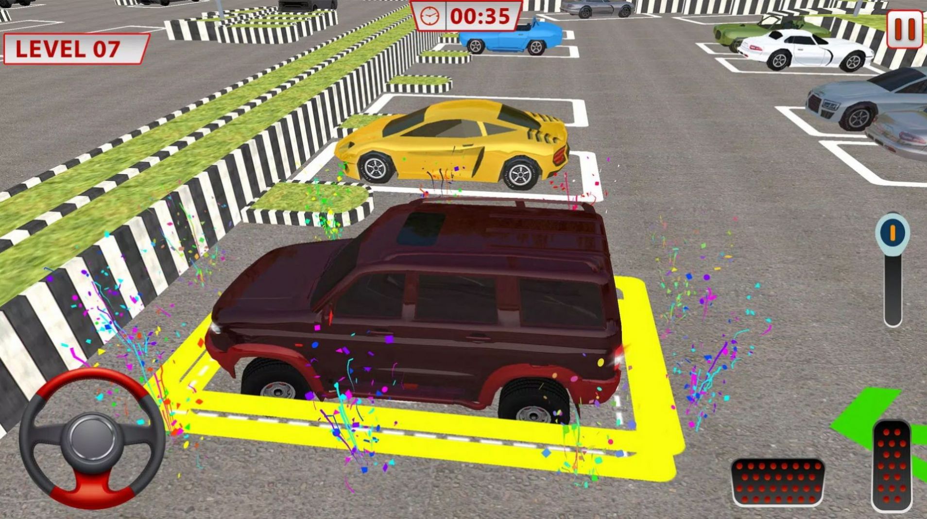 SUV轿车停车3D游戏图1