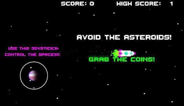 像素小行星游戏图2