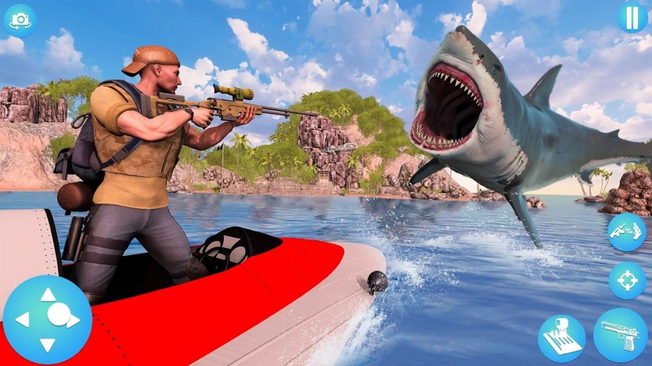 鱼猎人鲨鱼模拟器游戏图1