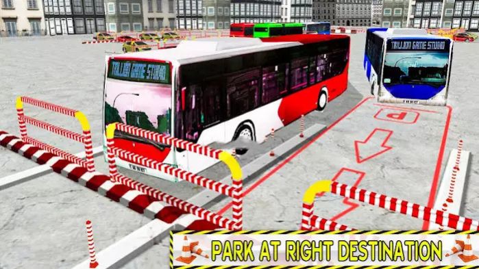 反向巴士停车3D游戏图1