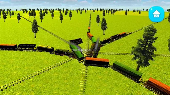 火车碰撞铁路模拟游戏图3
