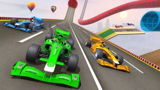 危险坡道赛车特技游戏官方最新版图片1