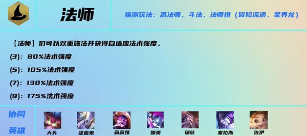 云顶之弈s7法师阵容推荐   s7法师羁绊效果详解图片2