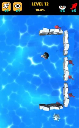 企鹅破冰捉鱼游戏中文版图片1