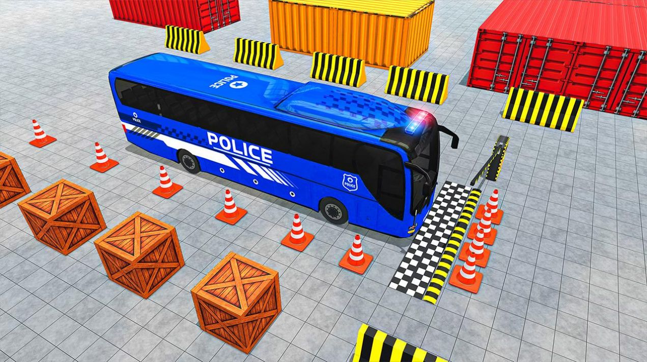 警察巴士停车游戏图2