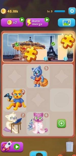 欢快合并猫游戏方官安卓版图片2