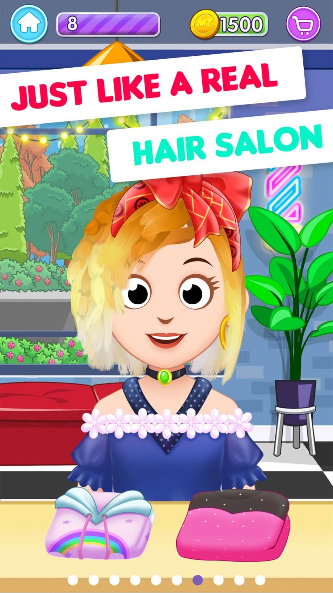 我的小镇美发沙龙中文版游戏（My Town Hair Salon）图片1