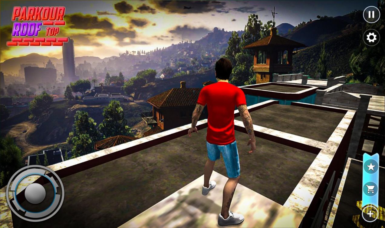 Freestyle Rooftop Parkour Run游戏图2