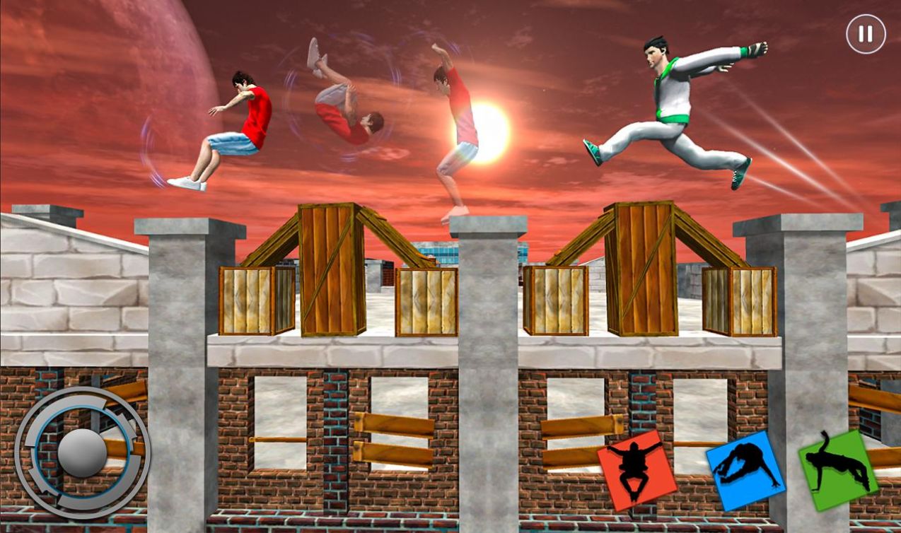 Freestyle Rooftop Parkour Run游戏图3