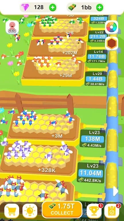 放置蜜蜂农场游戏官方安卓版（Idle Bee Farm）图片1