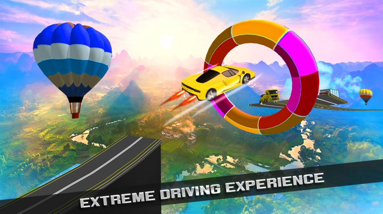 汽车驾驶挑战游戏官方最新版（Car Driving Impossible Racing Stunts Tracks）图片1