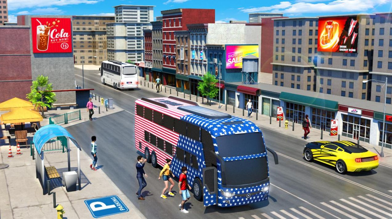 城市巴士驾驶3d游戏图1
