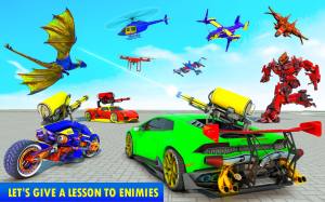 龙形变形机器人游戏手机版(Dragon Robot Police Car Games)图片1