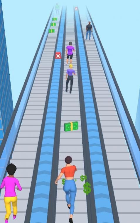 扶梯冲刺3D游戏安卓版（Escalator Rush 3D）图片1