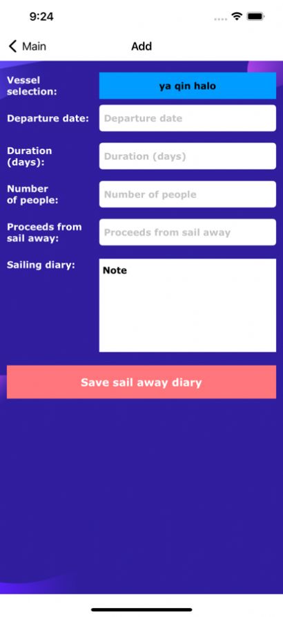 Sailing Sea note app图2