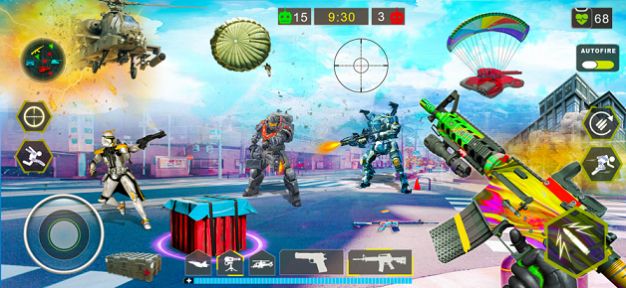 机器人FPS战争射击游戏安卓手机版图片1
