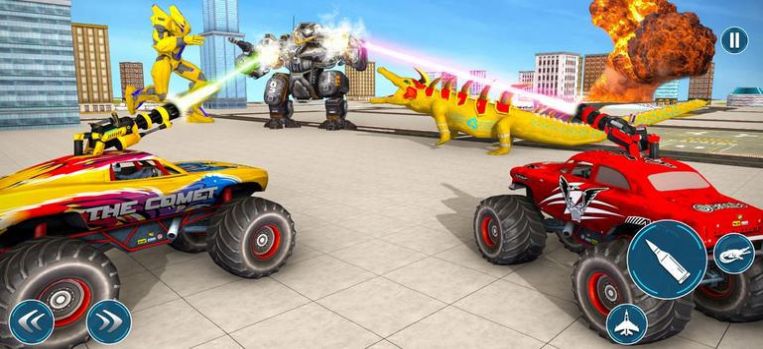 鳄鱼机器人喷射改造游戏图3