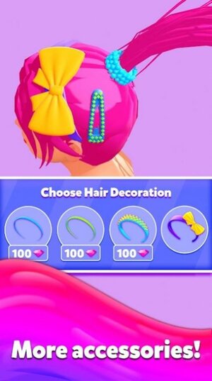 头发转动奔跑游戏官方最新版(Hair Rotate Run)图片1