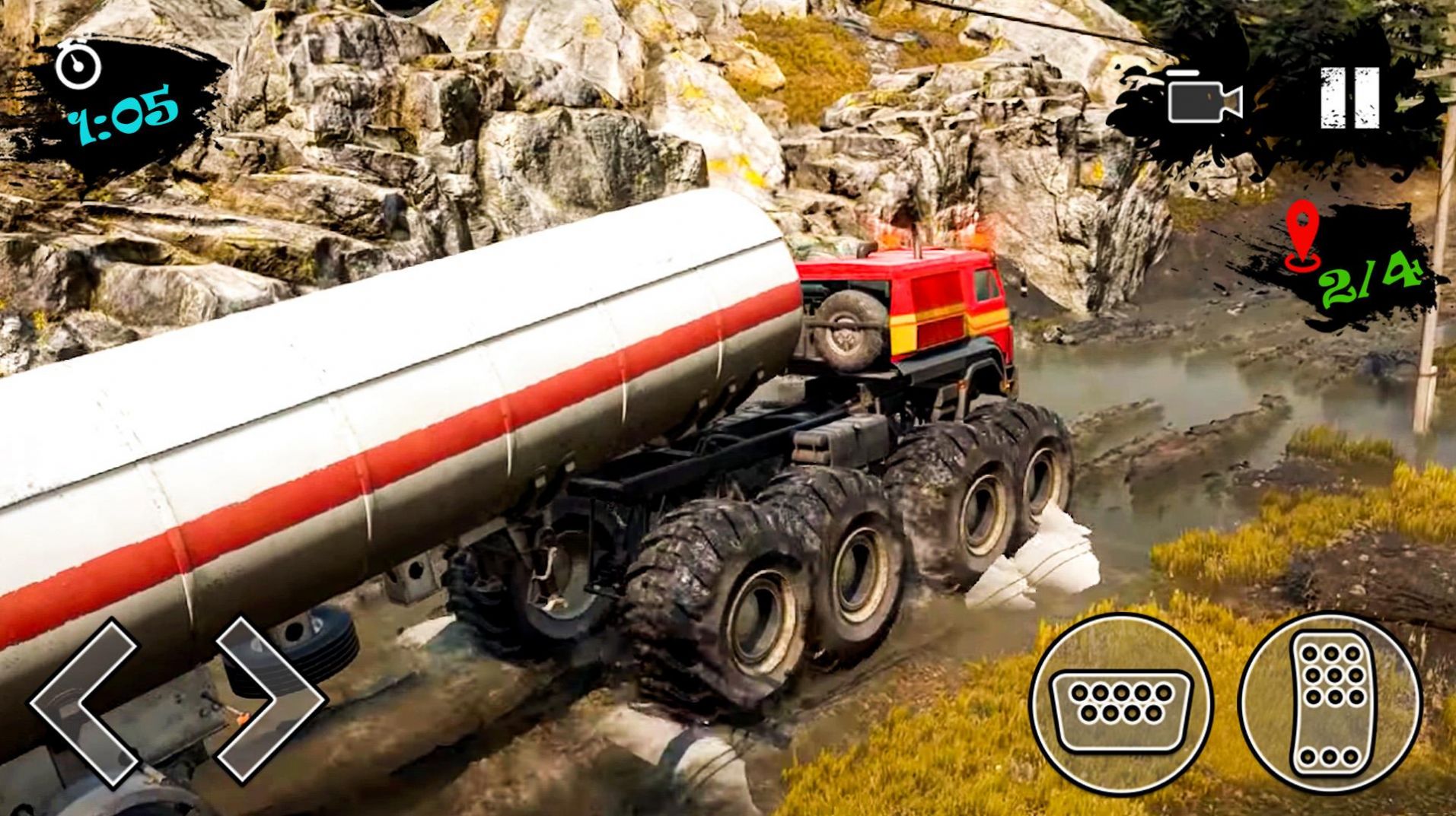 油轮的卡车游戏官方最新版（Oil Tanker Truck)图片1