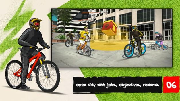 自行车披萨外卖员游戏图1