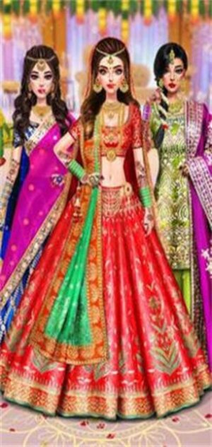 印度婚纱礼服游戏手机版(Indian Dress up Wedding Games)图片1