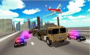 警车运输卡车游戏图1