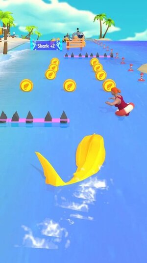 鲨鱼奔跑游戏手机版(Shark Run 3D)图片1